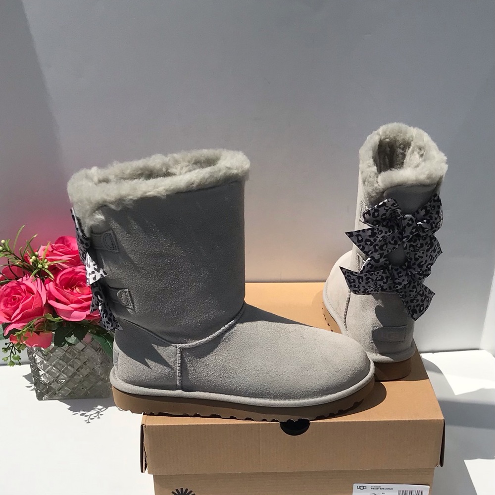 UGG Bailey Bow Leopard